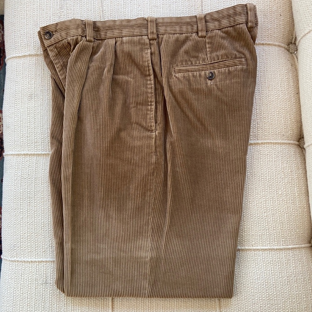 Brooks Brothers Wide Wale Tan Corduroy Men’s Pants